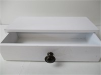 White Table Top Drawer/ Jewellery Box