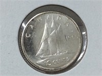 1965 10 Cents Can Ms65