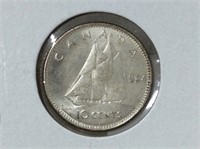 1964 10 Cents Can Ms64