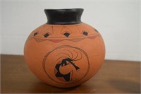 Hand Signed Southwestern Pottery Vase