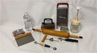 Vintage Gemco Chopper, Rolling Pin, Cutters & More