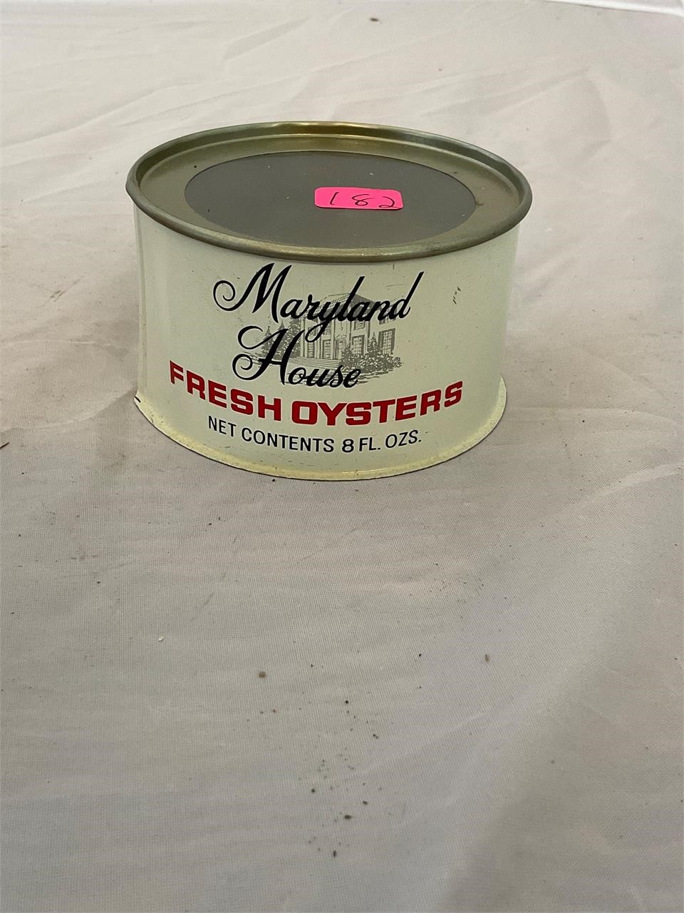 Nanticoke Md Maryland House 8oz Oyster Can