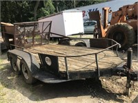 Dual Axle Trailer 12ft x 74”