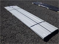 12'x3' White Metal Roof Panels
