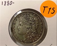 S - 1880 MORGAN SILVER DOLLAR (T15)