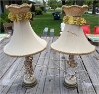2 24" Decorative Lamps