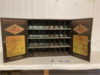 Vintage Diamond Dyes Display Cabinet