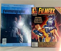 Lot of 2 American Cinematographer & Filmfax Mags