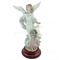 Lladro Porcelain Guardian Angel Figurine #6352
