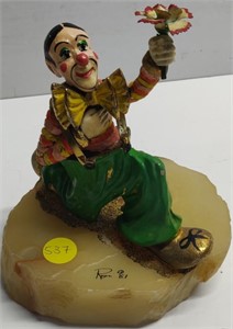 Original Ron Lee Known For Clown Figurine