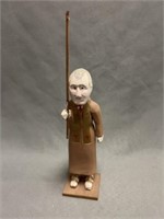 D. Whitney Carved Wood Figurine