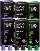 B841  Rosso Caffe Coffee Pods, Extra Dark Roast 60