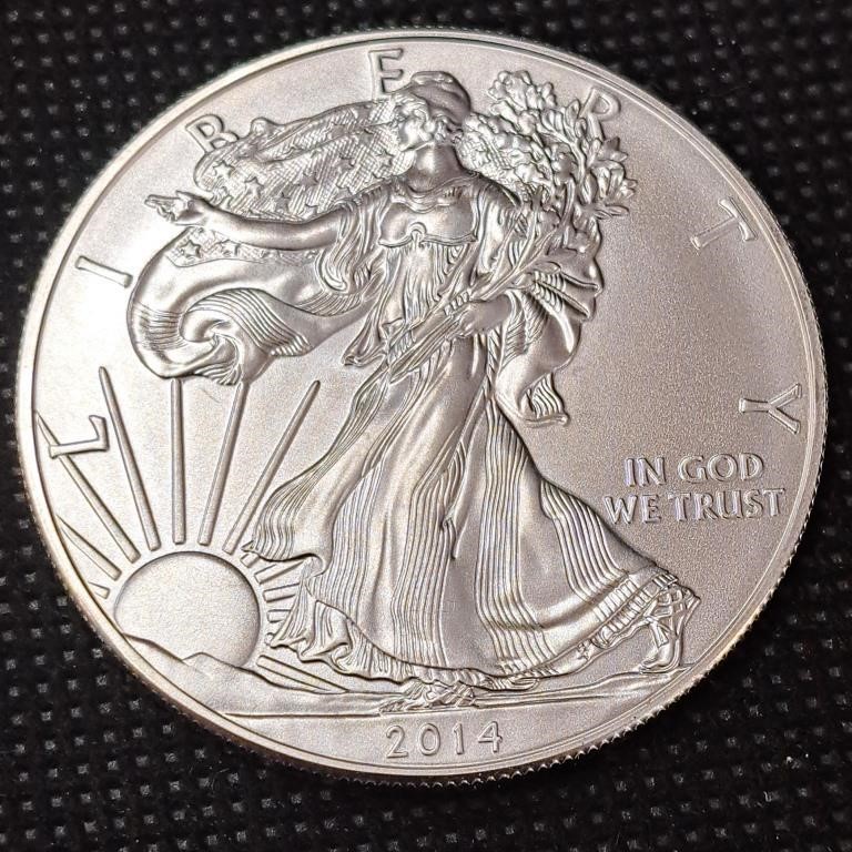 2014 American Silver Eagle .999 Fine Silver