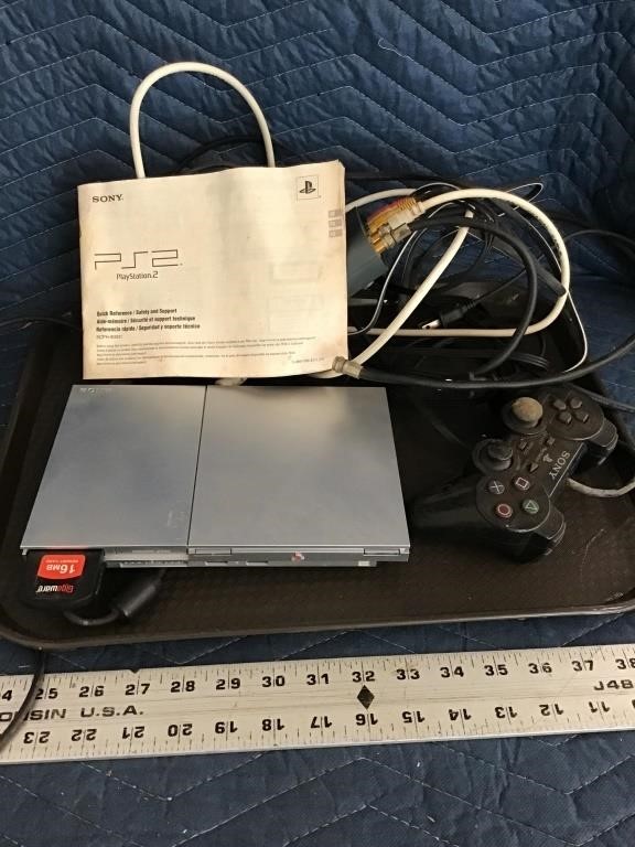 Sony PS2 PlayStation With One Controller and