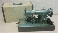 Hunter Precision Sewing Machine W/ Case Untested