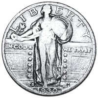 1930-S Standing Liberty Quarter NICELY CIRCULATED