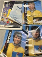 1980’s Signed Ski Posters.  21x17 " to 29x19 “