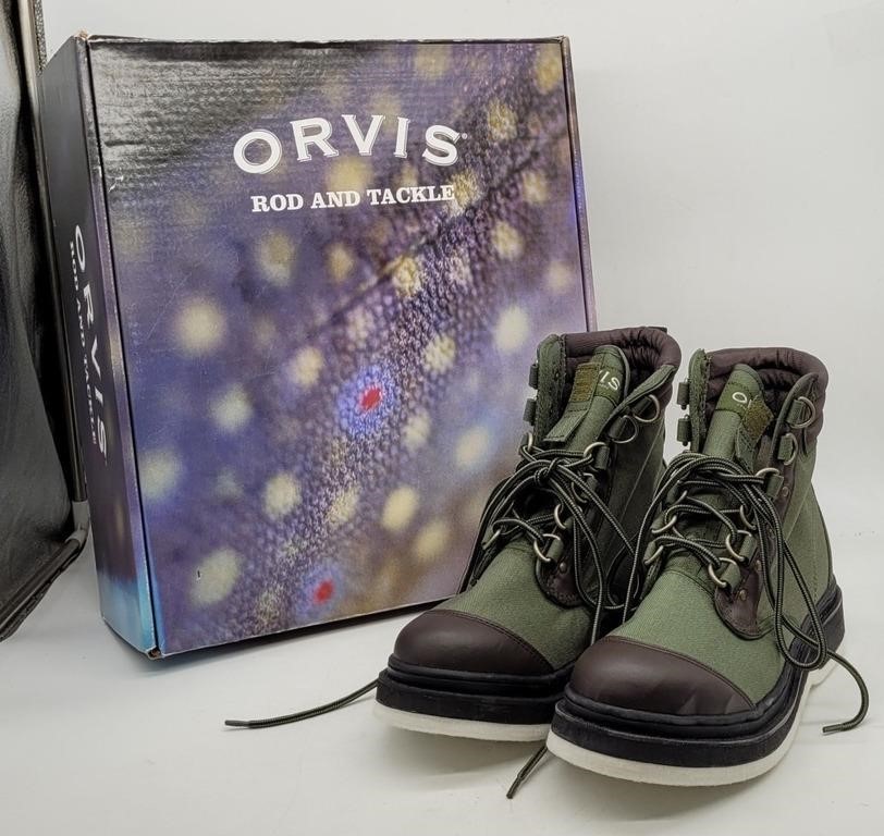 Orvis Rod & Tackle Clearwater Wading Shoe Olive Sz