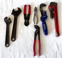 Ridgid Pipe Wrench, Crescent Wrench, & More