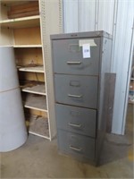 Filing Cabinet 4-Drawer with Spray Guns and Parts.