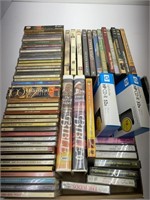 CD’s, DVD’s & VHS