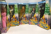Group Of 5 Wizard Of Oz Dolls