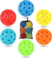 USAPA Approved Outdoor Pickleball Balls Set of 6