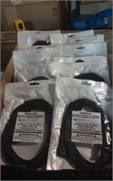 Box of 10 Party link 10 Ft C cord to USB adapters