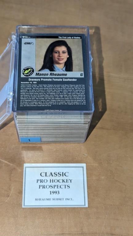 1993 Classic Pro Hockey Prospects Set Rheaume