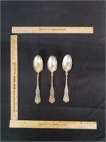 Sterling Silver Spoon X 3