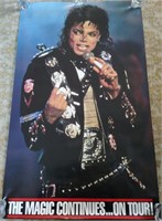 Michael Jackson On Tour Poster