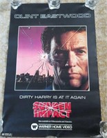 Dirty Harry Poster (creases) 20 x 29 3/4
