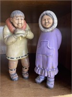 Inuit Ceramic Figures