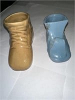 2-SMALL POTTERY SHOES
