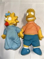 MAGGIE AND BART SIMPSON DOLL