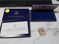 OF) 1987 s US silver proof dollar