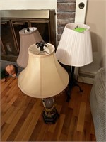 3 tall lamps