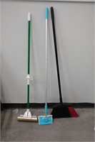 Mop, Baseboard Cleaner and Broom