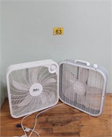 Pair Of Box Fans 21" Tall