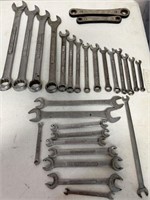Assortment of craftsman wrenches