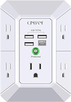 Wall Charger, Surge Protector, QINLIANF 5 Outlet