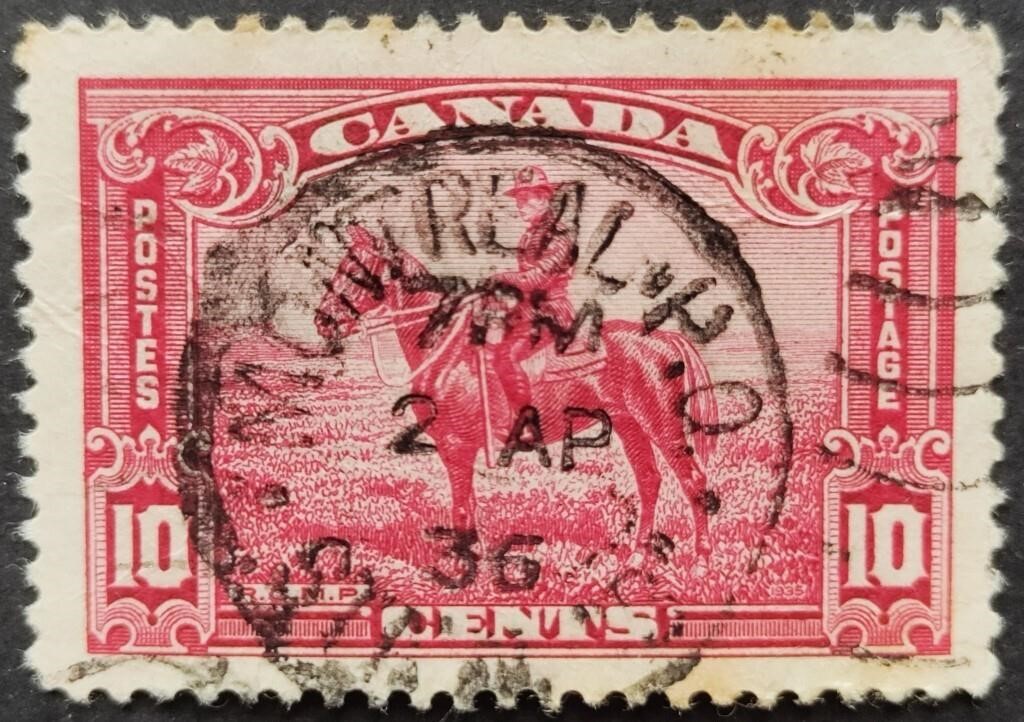 Canada 1935 "RCMP" 10 Cents Stamp #223