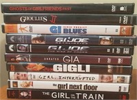 10 Lightly Used DVD's