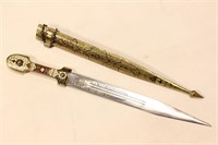Russian Enamel Dagger
