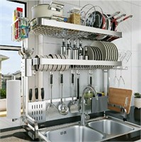 LIVOD, Over The Sink Dish Drainer Drying Rack, 3 T