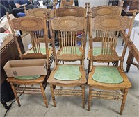 Set of 6 Larkin #1 Chairs (as is)