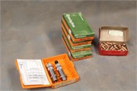 .350 Rem Mag Die Set, Box of Bullets and (4) Boxes