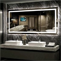 SHUAFA LED Mirror for Bathroom, 72x36 Inch Backlit