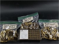 Lot with lots of brass: 9mm, and 45LC