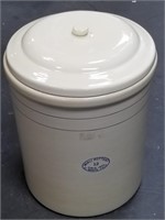 Large stoneware crock with lid, NO SHIPPING Naili